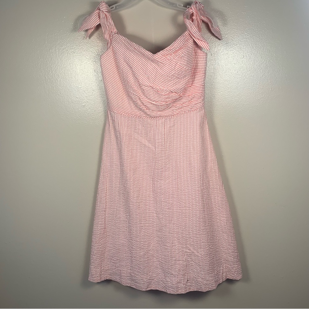 J.Crew Party Striped Off Shoulder Boned Dress - Picture 2 of 13